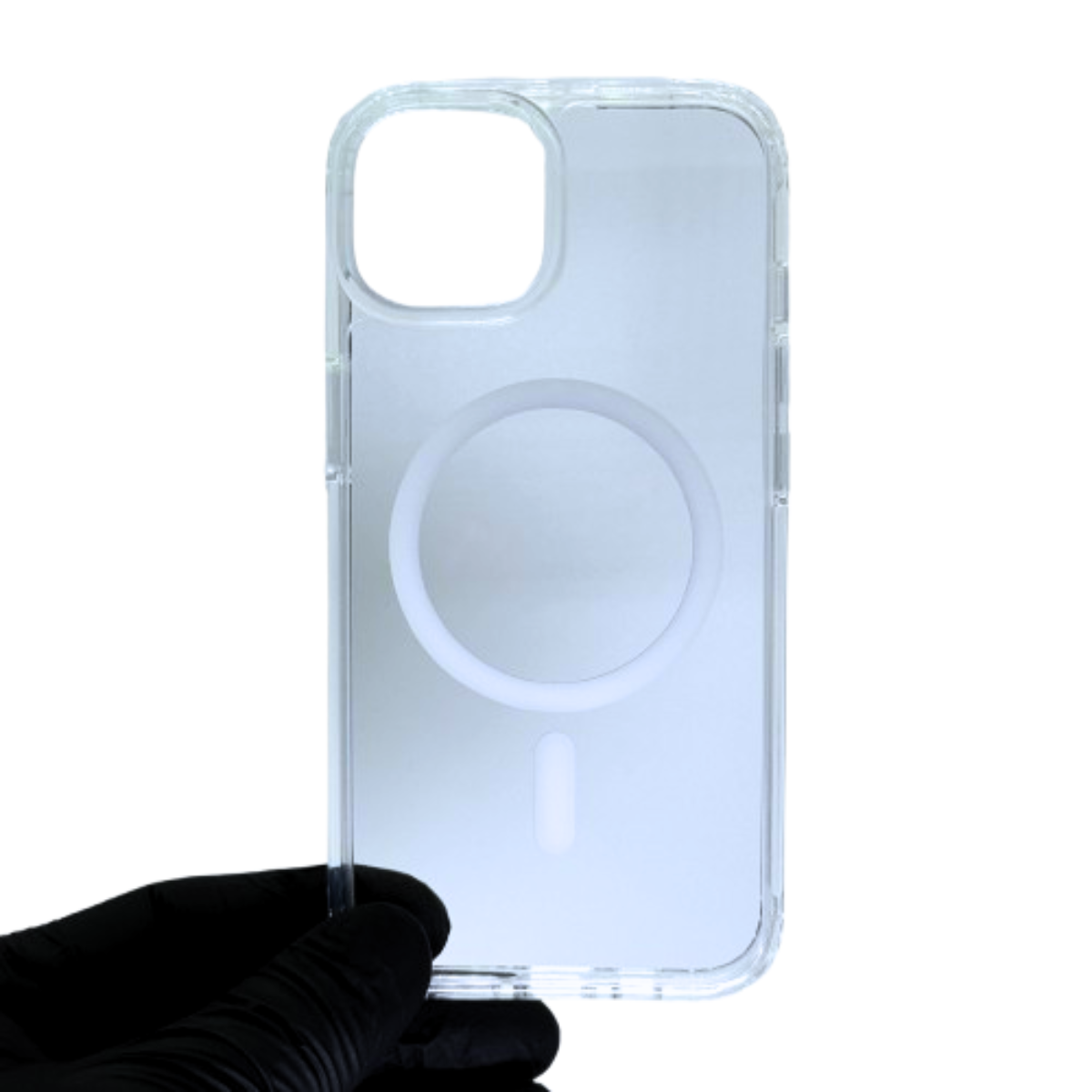 Průhledný MagSafe silikonový kryt PREMIUM