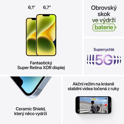 iPhone 14 Plus - temně inkoustová