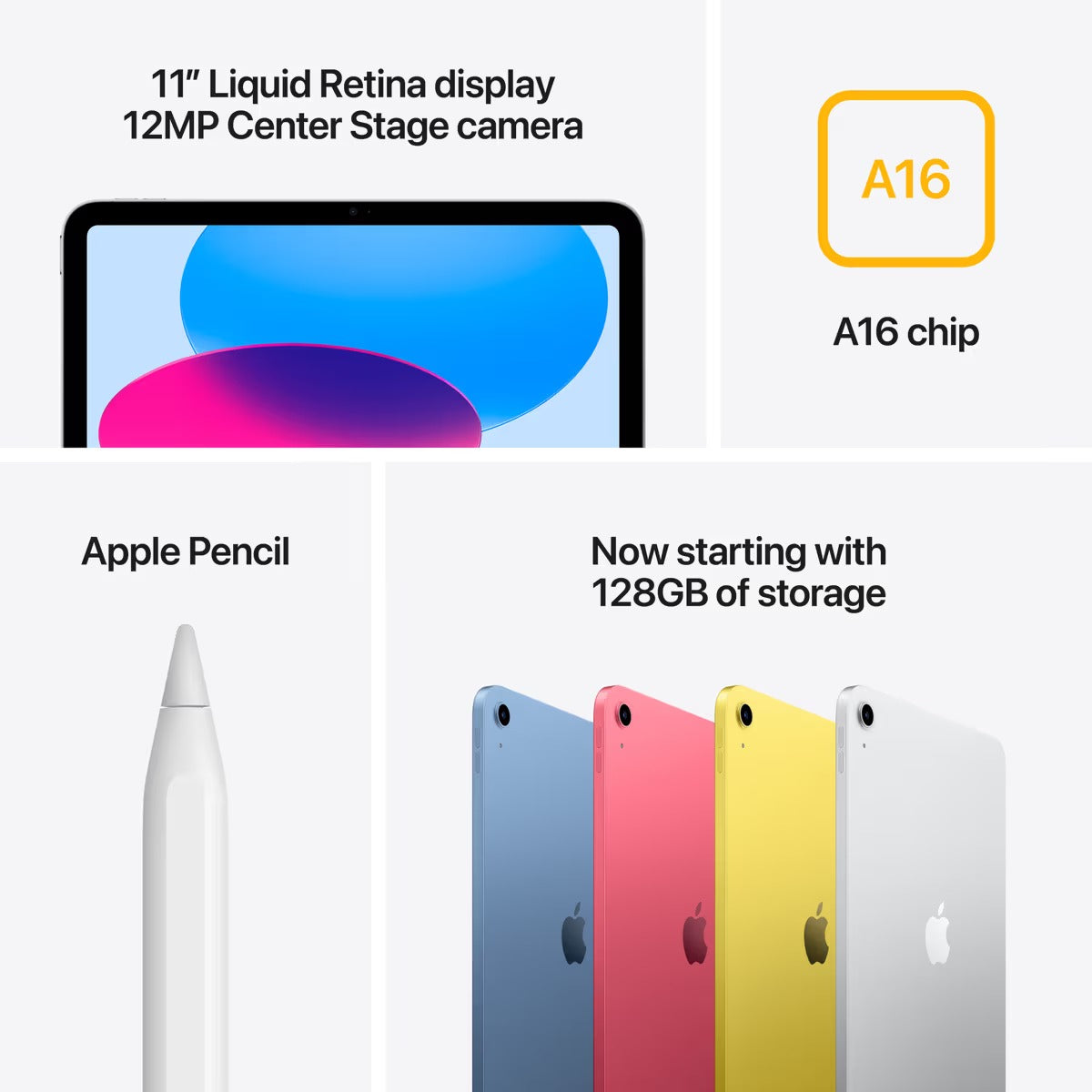 iPad 11 (2025) 128GB Wi-Fi + Cellular - Modrý