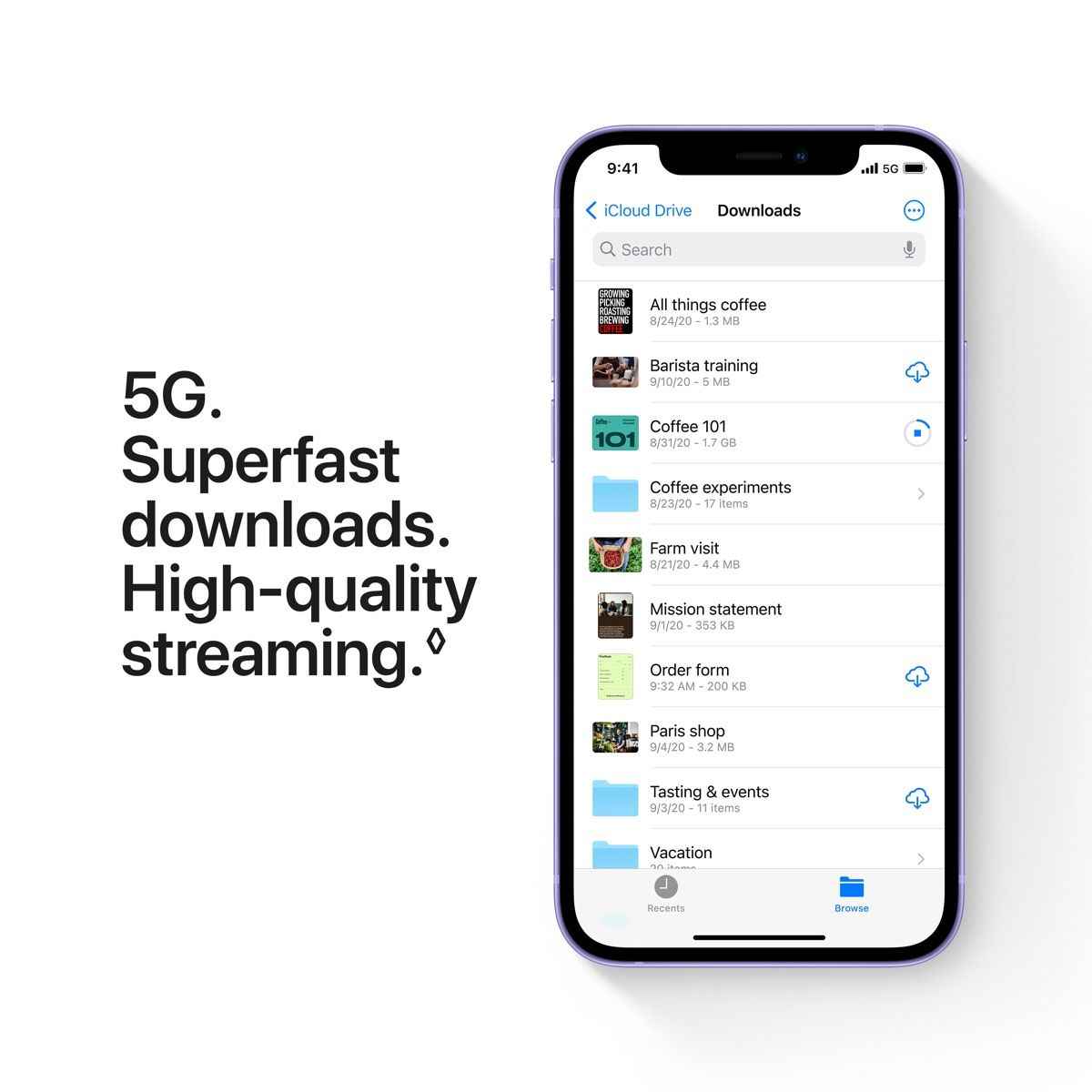 iPhone 12 mini - fialová