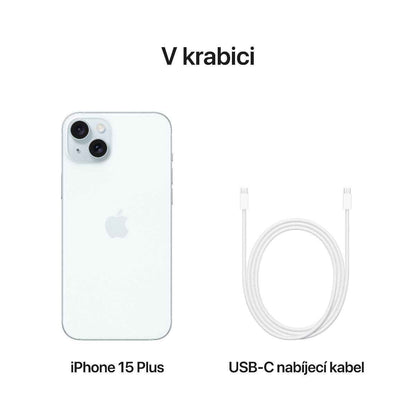 iPhone 15 Plus - modrá