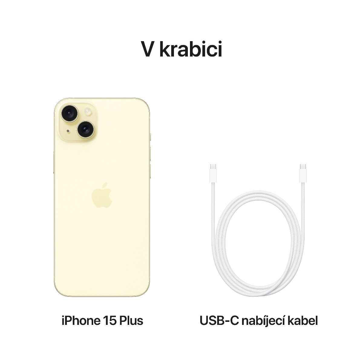 iPhone 15 Plus - žlutá