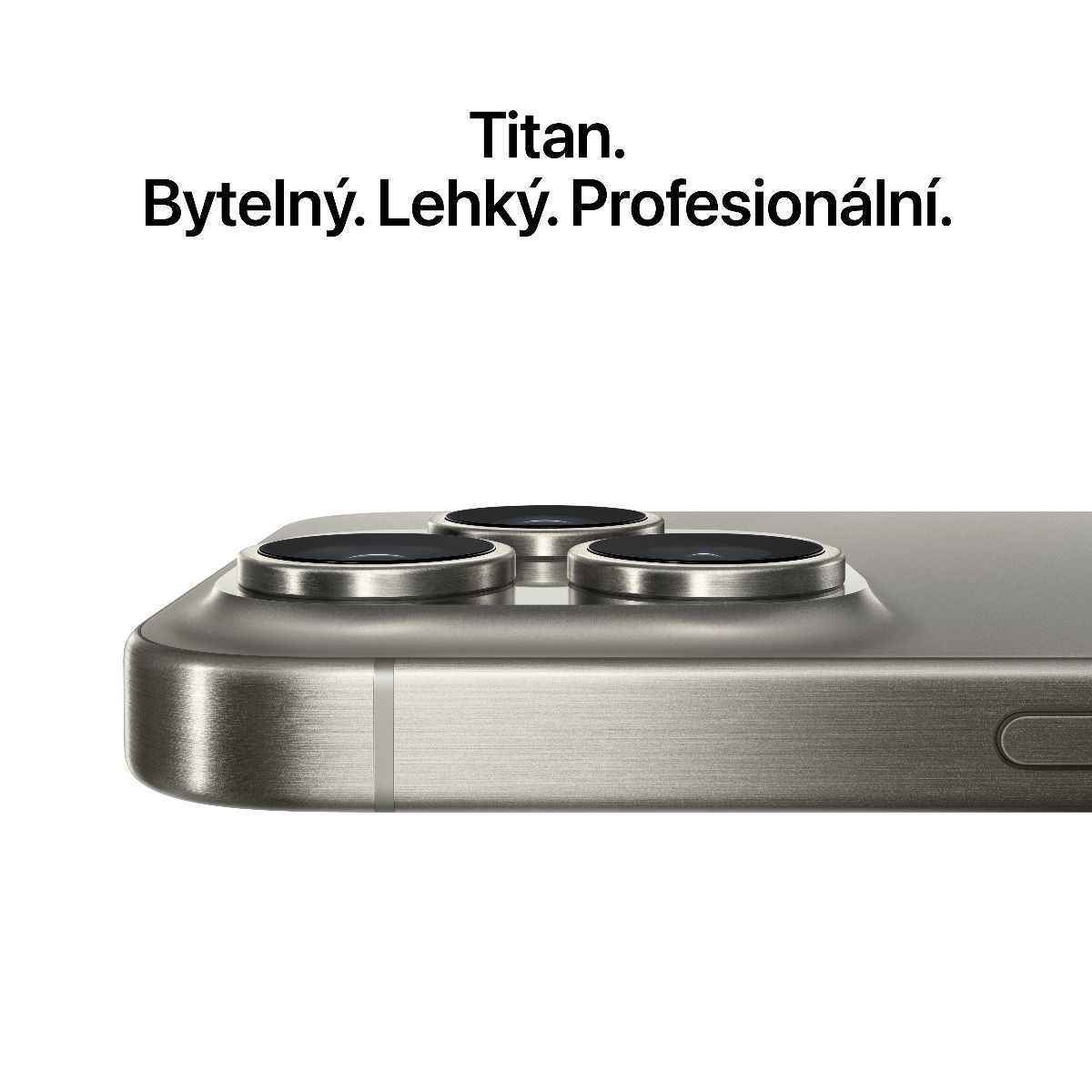 iPhone 15 Pro - modrý titan