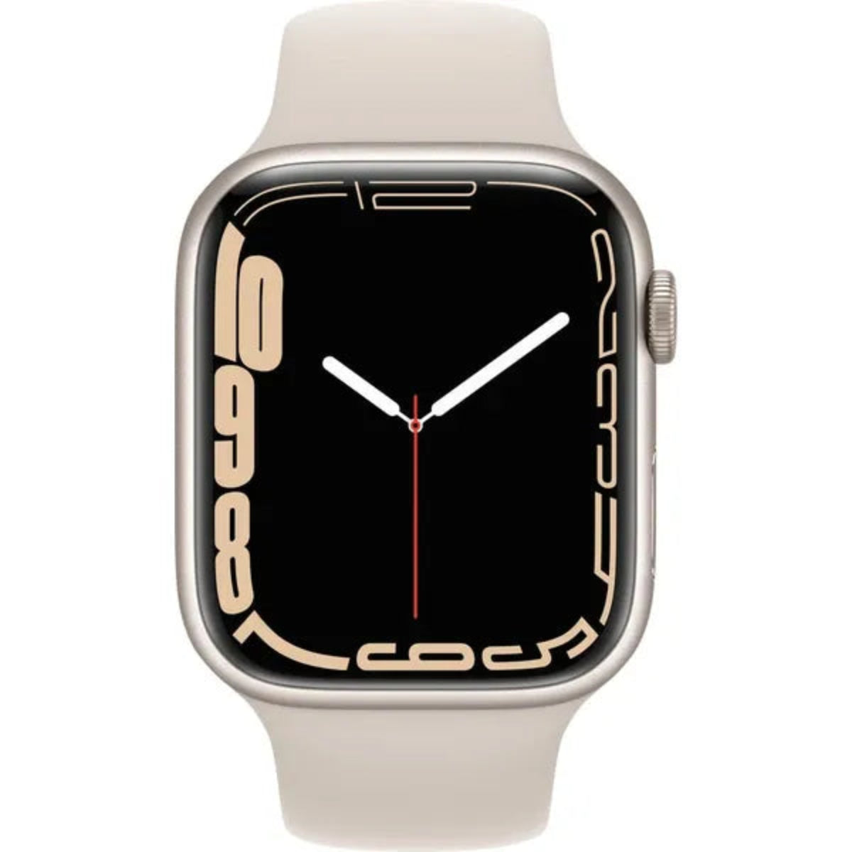 Apple Watch Series 7 GPS 45mm - Hvězdně bílé hliníkové pouzdro