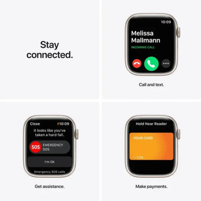 Apple Watch Series 7 GPS 45mm - Hvězdně bílé hliníkové pouzdro